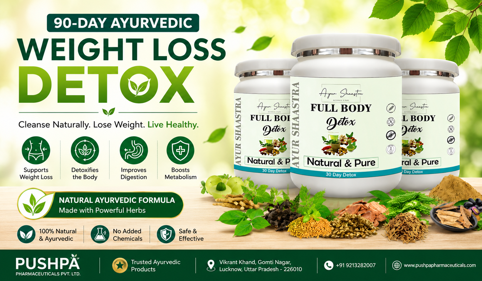 Ayur Shaastra Full Body Detox Cleanse: The Natural Ayurvedic Weight Loss & Detox Solution in Lucknow